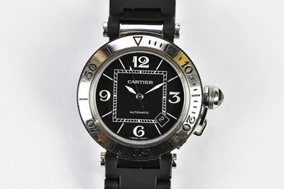 Lot 580 - CARTIER; a Pasha de Cartier gentleman's...