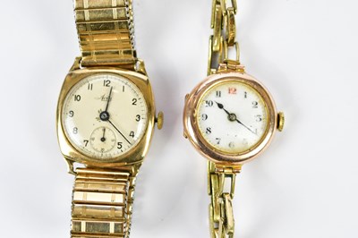 Lot 623 - AVIA; a vintage 9ct yellow gold cased...