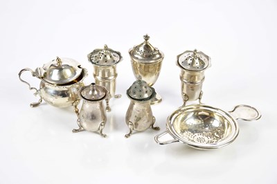 Lot 2475 - AITKEN BROS; a George V hallmarked silver tea...