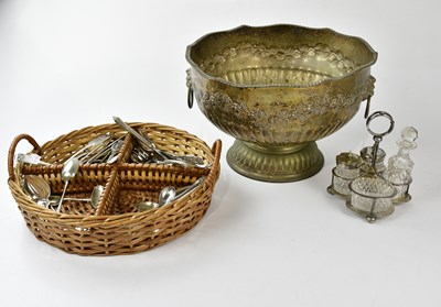 Lot 2046 - A small collection of silver-plate, including...
