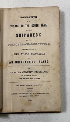 Lot 1402 - CHARLES MEDYETT GOODRIDGE; 'Narrative of a...