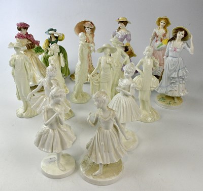 Lot 2683 - ROYAL WORCESTER; a collection of ten figures...