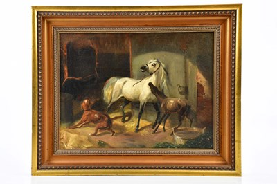 Lot 1665 - F S LOUCHENU; 19th century oil on canvas,...