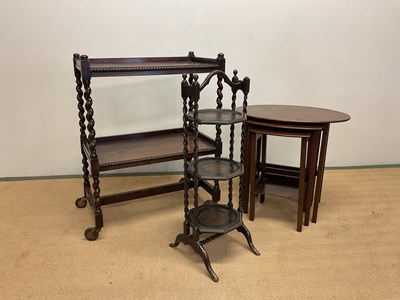 Lot 703 - Three pieces of early 20th century furniture,...
