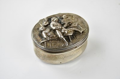 Lot 2105 - EDWARD FARRELL; a George IV hallmarked silver...