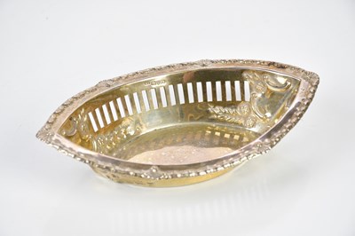 Lot 2190 - A pierced late Victorian hallmarked silver...