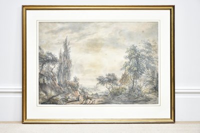 Lot 1625 - G STRACHAN; early 19th century watercolour,...
