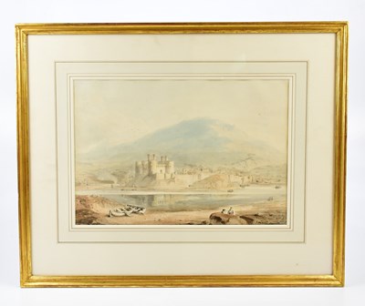 Lot 1626 - ATTRIBUTED TO JOHN VARLEY; watercolour, Conwy...