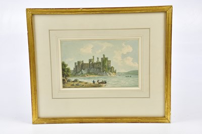 Lot 1629 - ENGLISH SCHOOL; watercolour, Conwy Castle, 13...