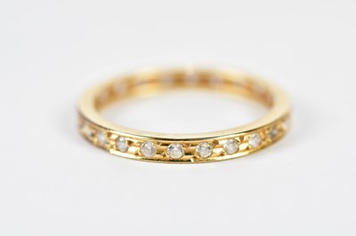 Lot 1191 - An 18ct yellow gold and diamond set full...