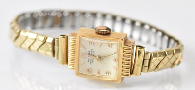 Lot 1648 - MITHRA; an 18ct yellow gold cased lady's watch...