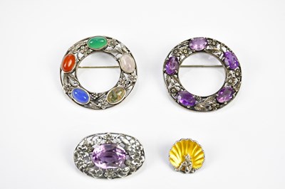 Lot 442 - IN THE STYLE OF BERNARD INSTONE; four sterling...