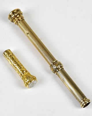 Lot 1323 - SAMPSON MORDAN & CO; a Victorian yellow metal...