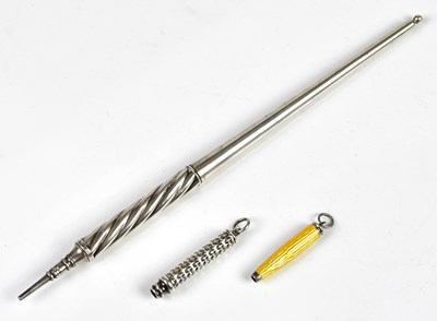 Lot 1339 - SAMPSON MORDAN; a white metal pencil of...