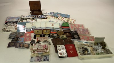Lot 1311 - A large collection of coins, predominantly...
