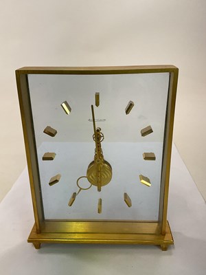Lot 1354 - JAEGER LECOULTRE; a 1960s perspex and...