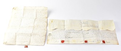 Lot 878 - Two indentures, comprising a Deed of Bargain...