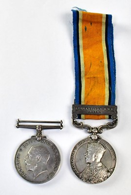 Lot 588 - Two WWI medals, comprising a British India...