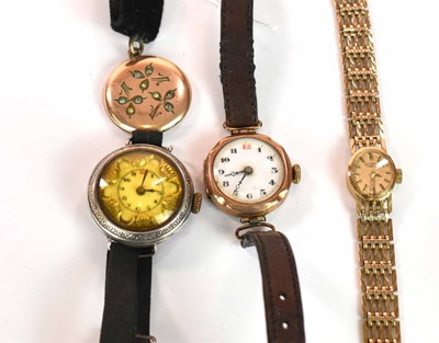 Lot 1293 - ROTARY; a lady's vintage 9ct yellow gold...