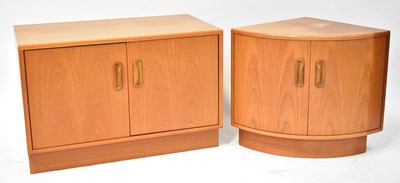Lot 7 - G-PLAN; an E Gomme teak two-drawer unit 54 x...