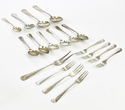 Lot 2232 - A group of 19th century Dutch flatware...