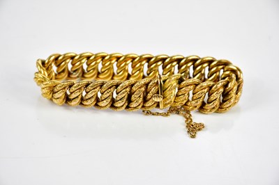 Lot 277 - A late Victorian yellow metal partially...