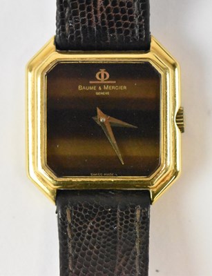 Lot 1642 - BAUME & MERCIER; an 18ct yellow gold...