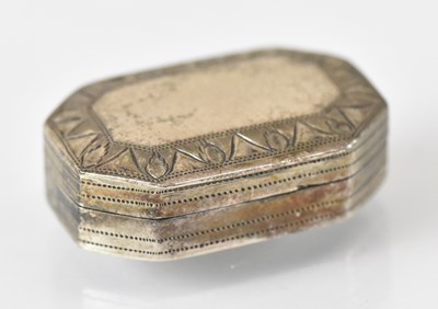 Lot 1399 - SAMUEL PEMBERTON; a small George III...