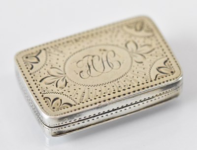 Lot 1396 - JOSEPH WILLMORE; a small George III hallmarked...