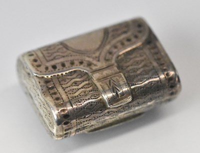 Lot 1404 - JOHN SHAW; a small George III hallmarked...