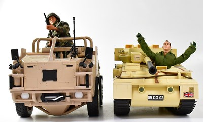 Lot 552 - HM ARMED FORCES; two scale model military...
