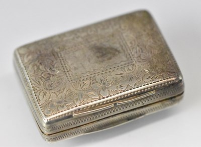Lot 1392 - THOMAS SHAW; an early Victorian hallmarked...