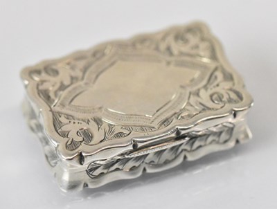 Lot 1389 - GEORGE UNITE; a Victorian hallmarked silver...