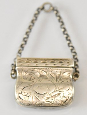 Lot 1418 - JOSEPH WILLMORE; a small William IV hallmarked...
