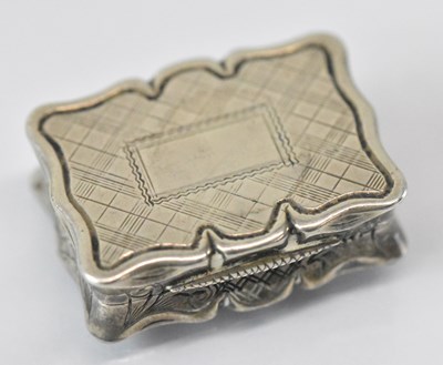 Lot 1416 - EDWARD SMITH; a small William IV hallmarked...