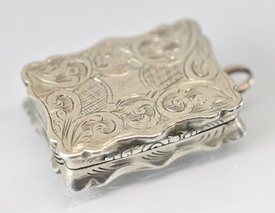 Lot 1415 - ALFRED TAYLOR; a small Victorian hallmarked...