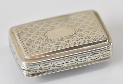 Lot 1406 - JOHN SHAW; a George III hallmarked silver...