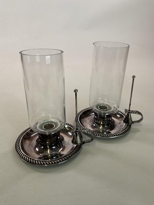 Lot 1004 - GARRARD & CO LTD; a pair of silver plated...