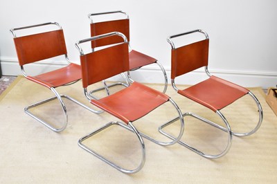 Lot 2038 - AFTER LUDWIG MIES VAN DER ROHE; a harlequin...