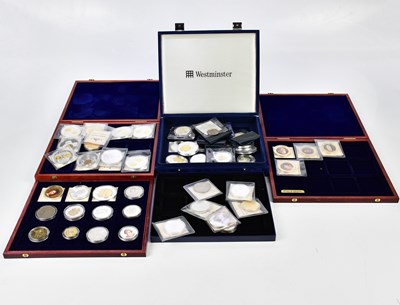 Lot 2594 - Five cases containing proof and other coins...