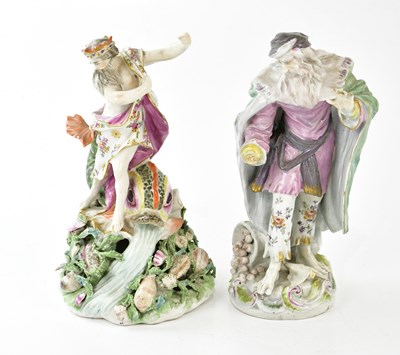 Lot 2704 - DERBY; an 18th century porcelain figure of...