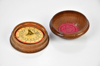 Lot 1350 - A 19th century King, Porter's magnetic sundial...