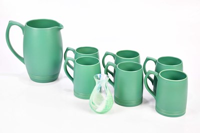 Lot 2657 - KEITH MURRAY FOR WEDGWOOD; a seven piece...