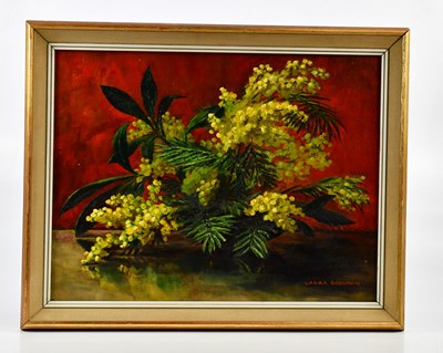 Lot 1797 - LAURA GOODMAN; oil on board, still life study...