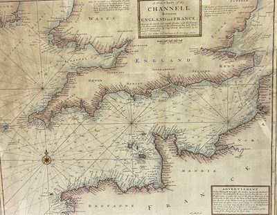 Lot 1438 - HERMAN MOLL (1654-1732), 'A New Chart of the...