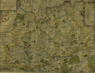Lot 1440 - WILLIAM KIP (fl. 1598-1610), 'Surrey, Olim...
