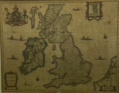 Lot 1444 - JAN JANSSON (1588-1664), 'Magnae Britanniae et...