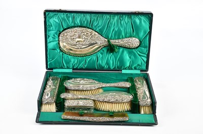 Lot 2175 - JOSEPH GLOSTER; an Edward VII hallmarked...