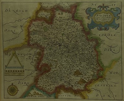 Lot 1452 - CHRISTOPHER SAXTON (1540-1610), 'Salopiae',...