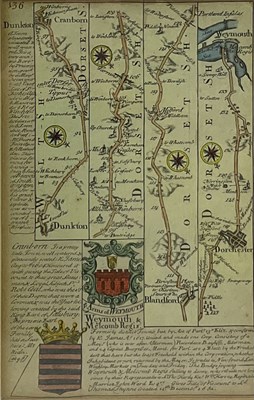 Lot 1457 - JOHN OWEN & EMMANUEL BOWEN, a road map showing...